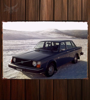 Металлическая табличка Volvo 244 DL